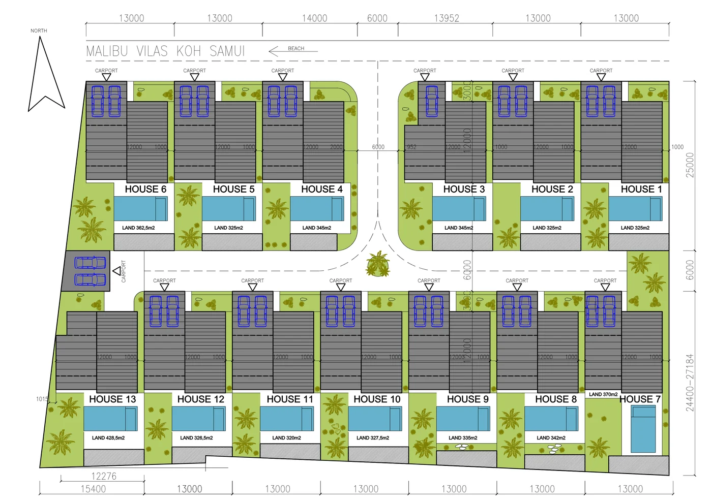 Site situation plan for House 7a